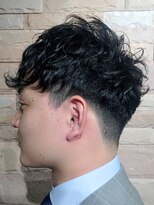 マイヘアイズグッド(My Hair is Good)&nbsp;メンズツーブロックショート　［パーマ］［今泉］<理容室>風