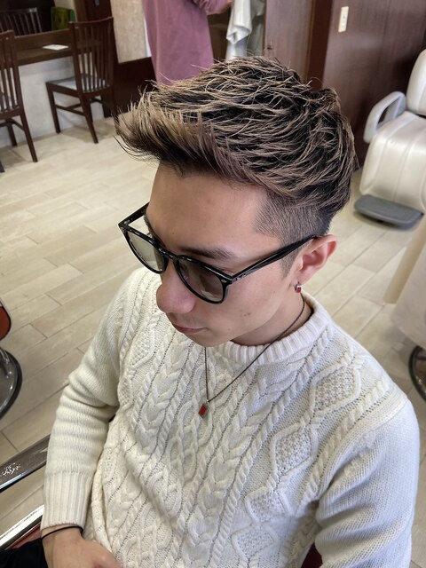 【HOMME HAIR 稲田】 韓国マッシュ ショート スタイル