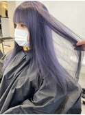 J38_ラベンダーグレージュ ブリーチ2回~