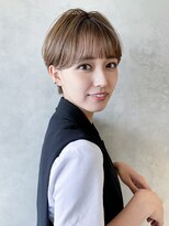 アイティー バイ アルバム 中野店(IT by ALBUM)&nbsp;マッシュショート_アースカラーくびれヘアツートンカラー_28803