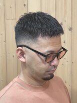 モノコウベ(MONO KOBE) 夏男かっこいいスキンフェード×パーマ×クロップ