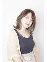 ルルディ バイ アフロディーテ銀座(luludi by APHRODITE)&nbsp;アンブレラカラー/こなれミディ/ウェーブパーマ/前髪/銀座