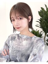 ピープスアンドスー 表参道 渋谷(Peeps&Suu.) 外ハネ韓国風ボブグレージュ_髪質改善/20代30代40代