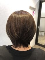 アリアバイエクラート 池袋店(ARiA by ECLART)&nbsp;白髪染め明るめアッシュ大人ナチュラルレイヤー