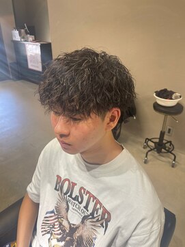 シリー 南風原店(SILLY) 沖縄メンズ波巻きスパイラルパーマ