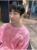 韓国マッシュパーマ