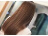 ダメージレス【髪に優しく自然な髪へ】髪質改善ストレート＋TR＋カット¥22000