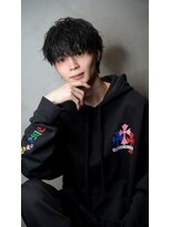 スキル(SKILL)&nbsp;【SKILL】ツーブロック刈り上げショートメンズパーマハイライト