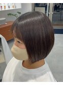 ぱつっとストレートボブ