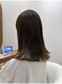 大人美人アッシュオリーブショコラアッシュ韓国ヘアモテ髪