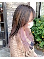 ルプラ ガーデン(le-pla garden)&nbsp;インナーカラー#ラベンダーベージュ#レイヤーカット#豊橋#豊川