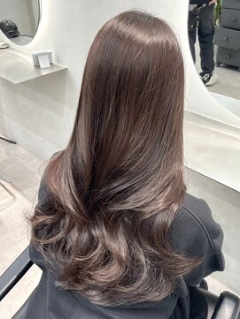 オニキス(ONYX) ブリーチなしで叶うアイスココアベージュ【chisato】