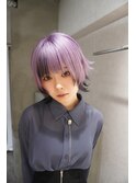 ウルフカット/デザインカラー