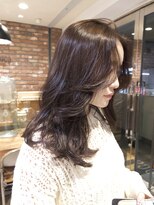 ボコカ(bococa)&nbsp;【macana指名】レイヤーカット ブラウン コテ巻き 向ヶ丘遊園