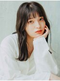 毛先ワンカール外ハネミディアム