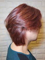 松本平太郎美容室 国立店 マレット風ショートレイヤー×イノアカラー