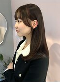 【kumu】韓国風/レイヤーカット/透明感/ロング/艶感/グレージュ