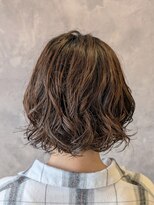 ザ ラブズ ラフズ ヘアー 本店(the loves laughs hair) ボブプードルパーマ/韓国風/小顔見せショート/前髪なし