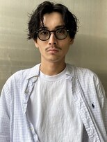 ハイプ(HYPE)&nbsp;メンズカット/センターパート/フェザーパーマ/メンズ