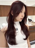 表参道で叶う小顔美人レイヤーミディアムグレージュハイライト