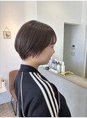 丸みショート/マッシュショート/アッシュベージュ/宇都宮