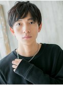 アースカラー前髪パーマスマートマッシュc新所沢
