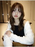 薬院 ブリーチカラー レイヤーカット パーマ