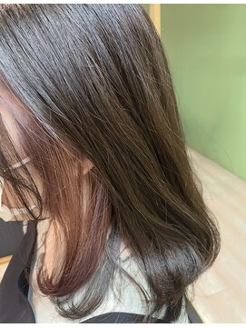 コトナ 越谷店 インナーカラー×ピンクブラウン