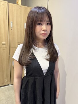 ローレンプラス(LOREN+) ミディアムヘア/暗めカラー/グランマッシュ/名駅/レイヤーカット