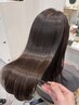 宮本指名＊ツヤカラー+ヘアエステトリートメント+シャンプーブロー￥16500