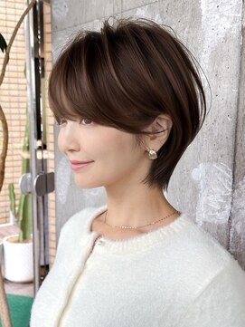 ロビー 表参道(ROBBY) ショートヘア/分け目なし/イメチェン/30代40代50代60代/表参道