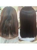 髪質改善ストレート