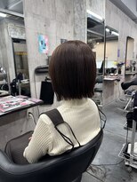 コワファースト長崎シャンプーボーイ 2nd(COIFF1RST 長崎 SHAMPOO BOY) ぱつっとボブ まるみボブ ミニボブ ショートボブ