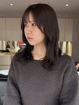 メゾンマイル 恵比寿(maison mile) オリーブグレージュ/透明感カラー/レイヤーカット/恵比寿駅