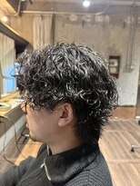 メンズココ メンズパーマ 韓国ヘア 日本橋店(MENS COCO)&nbsp;ツイストスパイラル センターパート