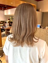 ナチュラル ヘアーデザイニング(Natural hair designing) 大人可愛い/ミルクティーカラー/ケアブリーチ/韓国風ヘア/ツヤ感
