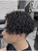 縦落ちツイストスパイラルセンターパート