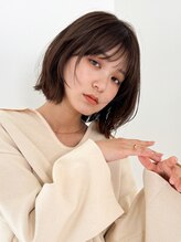 カフネ(cafne)&nbsp;レイヤーボブ/透明感カラー/顔まわりレイヤー
