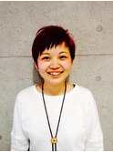 キュートなアシメショートヘア