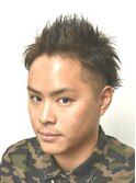 ツーブロックショート