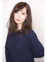 ヘアーアンドメイク シークタチカワ 立川店(Hair&Make Seek)&nbsp;【オトナ女子】モードネイビー×セミロング☆