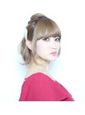 大人ガーリーなアレンジスタイル