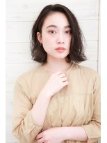 オーシャン(Ocean)&nbsp;[OCEAN Hair&Life]外ハネボブ☆アッシュブラウン☆毛先パーマ☆