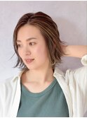 【セロ姫路】外ハネボブにハイライト&ウエットスタイリング