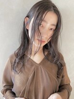 パーク(PARK)&nbsp;【PARK】ダークオリーブベージュ×ニュアンスウェーブ