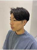 センター分け