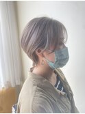 Aimee ホワイトベージュ×ブリーチカラー