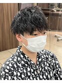 ツイストスパイラル/ツーブロックショート/ツーブロックマッシュ