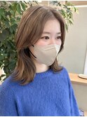 石原和樹　プラチナグレージュ　パールミルクティー　くびれヘア