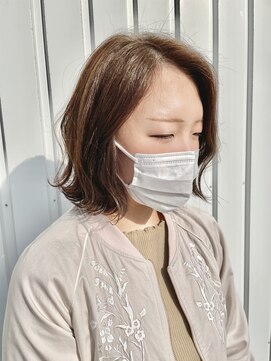 ジップ 浜田店(zip) ふんわりボブパーマ×30代女子力up